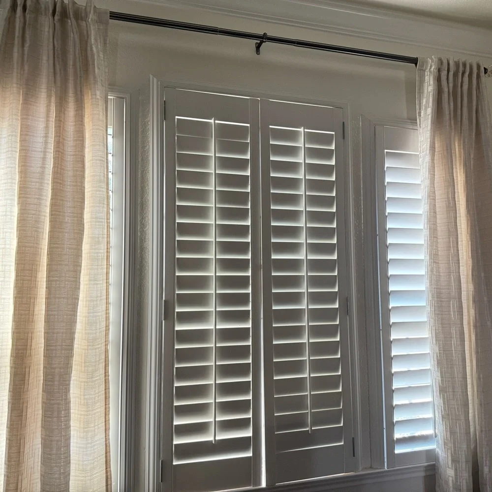Z-gallerie Belmont patterned ivory curtain panels